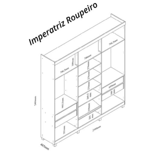 Roupeiro Imperatriz 